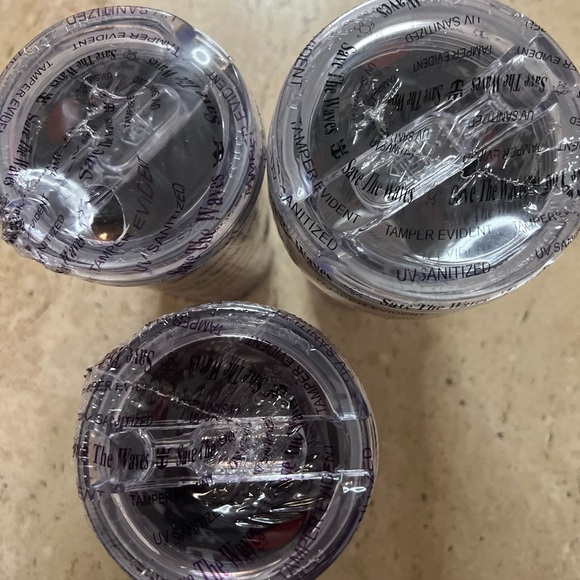 NEW SEALED Royal Caribbean Save The Waves Coca Cola Tumblers Lot Of 3 - Picture 7 of 7